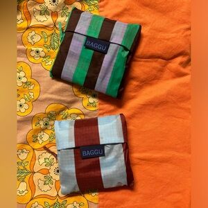 Used vacation stripe standard Baggu bundle